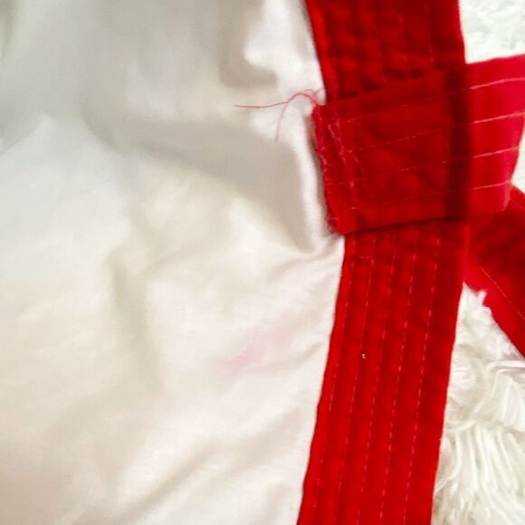 Women's Gingham Embroidered Ladybug and Sunflower Tote Bag Black, Red & White - Picture 8 of 8